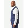 imageKingSize Mens Big ampamp Tall KS Signature Collection Easy Movement 5Button Suit VestNavy Check