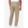 imageKingSize Mens Big ampamp Tall Lightweight Jersey Open Bottom SweatpantsHeather Khaki Stone