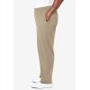 imageKingSize Mens Big ampamp Tall Lightweight Jersey Open Bottom SweatpantsHeather Khaki Stone