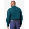 imageKingSize Mens Big ampamp Tall Tall WrinkleFree Dress ShirtMidnight Teal 5061