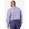 imageKingSize Mens Big ampamp Tall Tall WrinkleFree Dress ShirtPurple Check