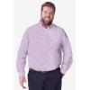 imageKingSize Mens Big ampamp Tall Tall WrinkleFree Dress ShirtRed Check