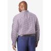 imageKingSize Mens Big ampamp Tall Tall WrinkleFree Dress ShirtRich Burgundy Gingham