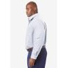 imageKingSize Mens Big ampamp Tall Tall WrinkleFree Dress ShirtWhite Navy Pindot