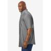 imageKingSize Mens Big ampamp Tall Tall WrinkleFree ShortSleeve Oxford Dress ShirtBlack