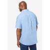 imageKingSize Mens Big ampamp Tall Tall WrinkleFree ShortSleeve Oxford Dress ShirtSky Blue 0022