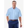 imageKingSize Mens Big ampamp Tall Tall WrinkleFree ShortSleeve Oxford Dress ShirtSky Blue 0022