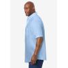 imageKingSize Mens Big ampamp Tall Tall WrinkleFree ShortSleeve Oxford Dress ShirtSky Blue 0022
