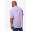 imageKingSize Mens Big ampamp Tall Tall WrinkleFree ShortSleeve Oxford Dress ShirtSoft Purple
