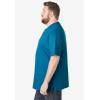 imageLiberty Blues by Kingsize Mens Big ampamp Tall LongerLength ShrinkLess Cotton PoloHeather Navy