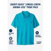 imageLiberty Blues by Kingsize Mens Big ampamp Tall LongerLength ShrinkLess Cotton PoloHeather Navy