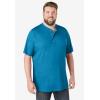 imageLiberty Blues by Kingsize Mens Big ampamp Tall LongerLength ShrinkLess Cotton PoloHeather Slate