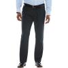 imageKingSize Mens Big ampamp Tall No Hassle Classic Fit Expandable Waist DoublePleat Dress PantsHeather Charcoal