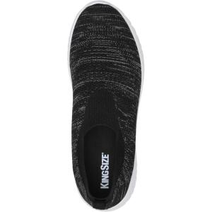 imageKingSize Mens Athletic Knit Stretch SneakerBlack Marl