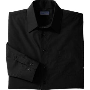 imageKingSize Mens Big ampamp Tall Tall WrinkleFree Dress ShirtBlack 5202