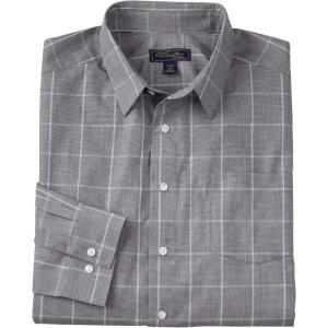 imageKingSize Mens Big ampamp Tall Tall WrinkleFree Dress ShirtBlack Houndstooth