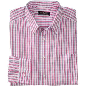 imageKingSize Mens Big ampamp Tall Tall WrinkleFree Dress ShirtRed Check