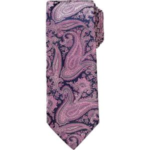 imageKingSize Mens Extra Long Classic Paisley TieLight Pink Paisley