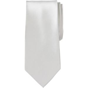 imageKingSize Mens ExtraLong Satin TieWhite