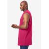 imageKingSize Mens Big ampamp Tall ShrinkLess LongerLength Lightweight Muscle Pocket TeeElectric Pink