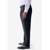 imageKingSize Mens Big ampamp Tall Tall Easy Movement PleatFront Expandable Dress PantsBlack