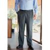 imageKingSize Mens Big ampamp Tall Tall Easy Movement PleatFront Expandable Dress PantsGrey