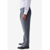 imageKingSize Mens Big ampamp Tall Tall Easy Movement PleatFront Expandable Dress PantsGrey
