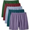 imageKingSize Mens Big ampamp Tall 3Pack Cotton BoxersAssorted Colors 5 Pack