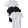 imageKingSize Mens Big ampamp Tall 3Pack Cotton Crewneck UndershirtAssorted Black White 0288