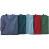 imageKingSize Mens Big ampamp Tall 3Pack Cotton Crewneck UndershirtAssorted Colors 5 Pack