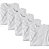 imageKingSize Mens Big ampamp Tall 3Pack Cotton Crewneck UndershirtWhite 5 Pack