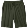 imageKingSize Mens Big ampamp Tall Lightweight Jersey Pajama ShortsDeep Olive