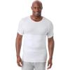 imageKingSize Mens Big ampamp Tall Sculpting CrewneckWhite