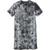 imageKingSize Mens Big ampamp Tall ShortSleeve Jersey Henley NightshirtBlack White Marble