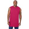 imageKingSize Mens Big ampamp Tall ShrinkLess LongerLength Lightweight Muscle Pocket TeeElectric Pink