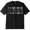 imageKingSize Mens Big ampamp Tall Slogan Graphic TShirtI Said It