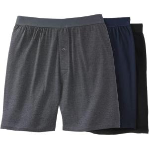 imageKingSize Mens Big ampamp Tall 3Pack Cotton BoxersAssorted Basic3 Pack