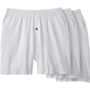 imageKingSize Mens Big ampamp Tall 3Pack Cotton BoxersWhite3 Pack