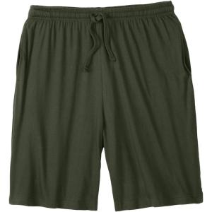 imageKingSize Mens Big ampamp Tall Lightweight Jersey Pajama ShortsDeep Olive