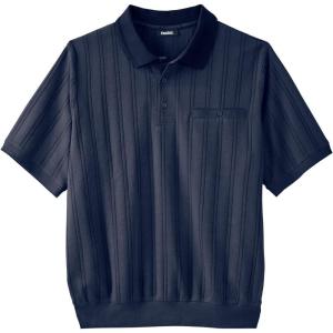 imageKingSize Mens Big ampamp Tall No Tuck Polo ShirtNavy