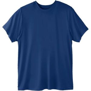 imageKingSize Mens Big ampamp Tall Performance Flex Crewneck TeeMidnight Navy