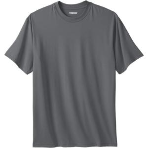 imageKingSize Mens Big ampamp Tall Performance Flex Crewneck TeeSteel