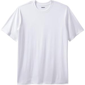 imageKingSize Mens Big ampamp Tall Performance Flex Crewneck TeeWhite