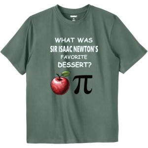 imageKingSize Mens Big ampamp Tall Slogan Graphic TShirtApple Pie