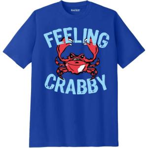 imageKingSize Mens Big ampamp Tall Slogan Graphic TShirtCrabby