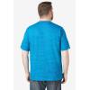 imageBoulder Creek by Kingsize Mens Big ampamp Tall Heavyweight Jersey Crewneck TShirtBright Pistachio