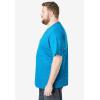imageBoulder Creek by Kingsize Mens Big ampamp Tall Heavyweight Jersey Crewneck TShirtBright Pistachio