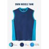 imageKingSize Mens Big ampamp Tall ClingFree Swim Muscle TankRoyal Blue