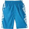 imageKingSize Mens Big ampamp Tall Basic 8quot 4Way Flex Swim TrunkBlue Hawaiian Floral