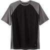 imageKingSize Mens Big ampamp Tall ClingFree Raglan Short Sleeve Swim ShirtBlack Steel